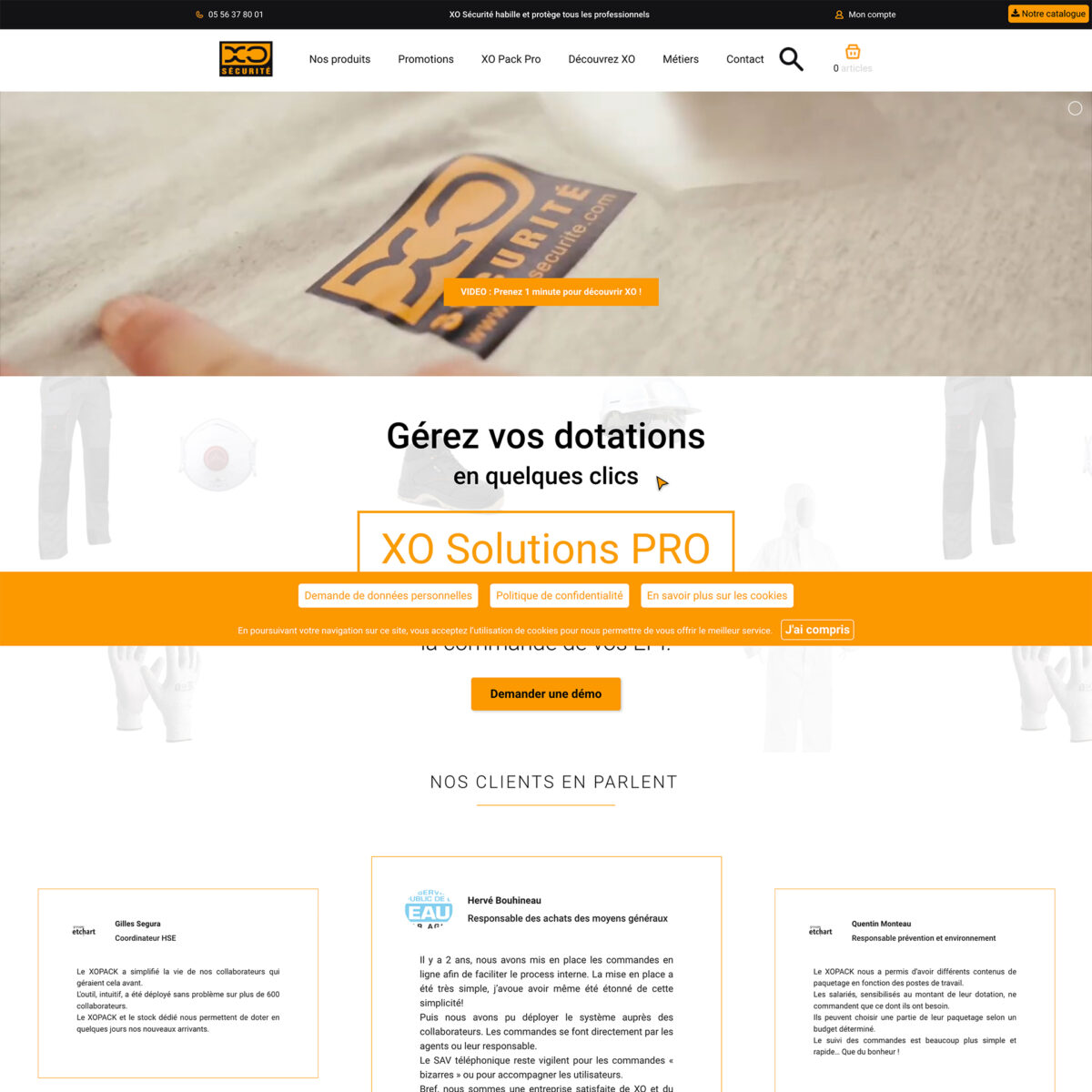 XO Sécurité - Réalisation de la connexion PrestaShop avec Sage 100C